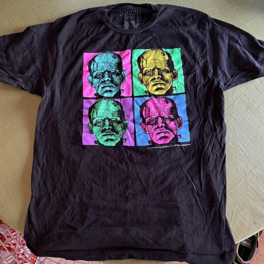 Frankenstein Monster 4 Square Graphic T-Shirt